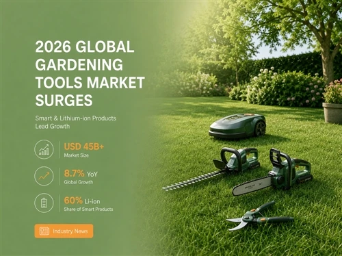 Mondiale markt voor tuingereedschap in 2026 stijgt: slimme en lithium{1}}ionp...
