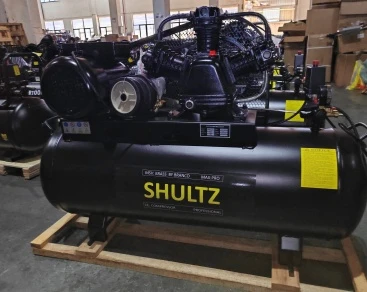 SHULTZ industriële luchtcompressoren verzonden in volledige containerlading n...